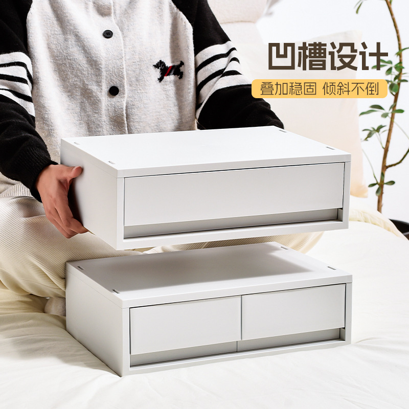 日本の下着収納ボックス家庭用衣類収納引き出し化粧品収納ボックスデスクトップファイル雑貨収納|undefined