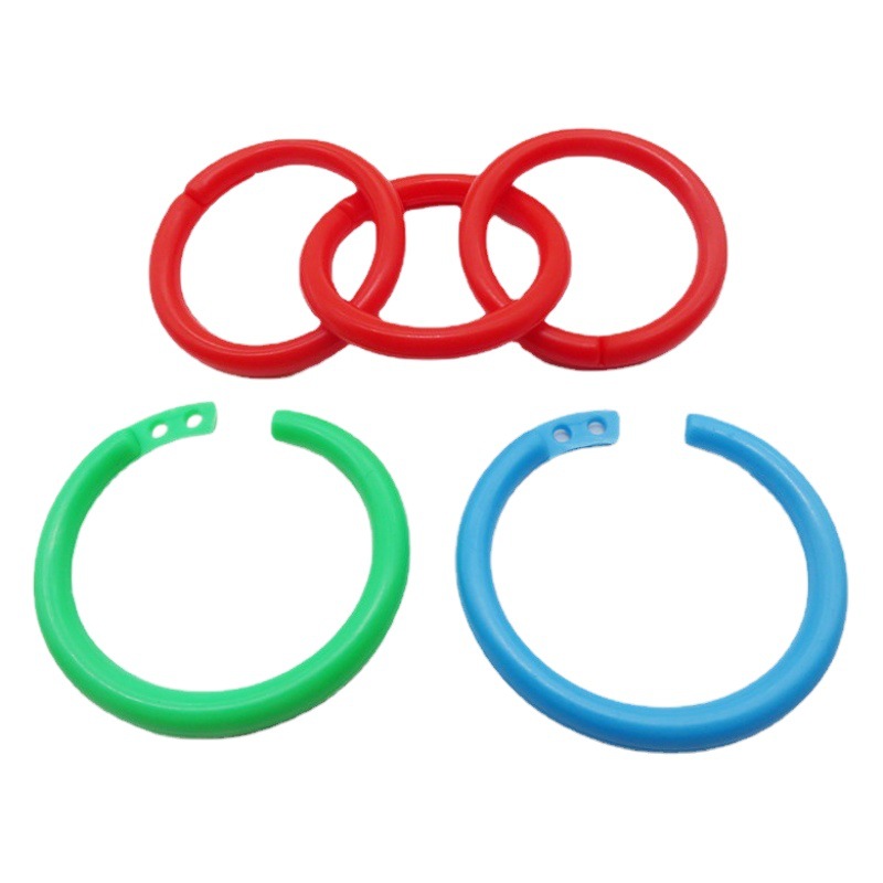 Direct Sales from the Manufacturer: Colorful Plastic Binder Rings, Double Buckle Binding Rings, Plastic Book Rings, Journal Card Rings, Loose-Leaf Rings