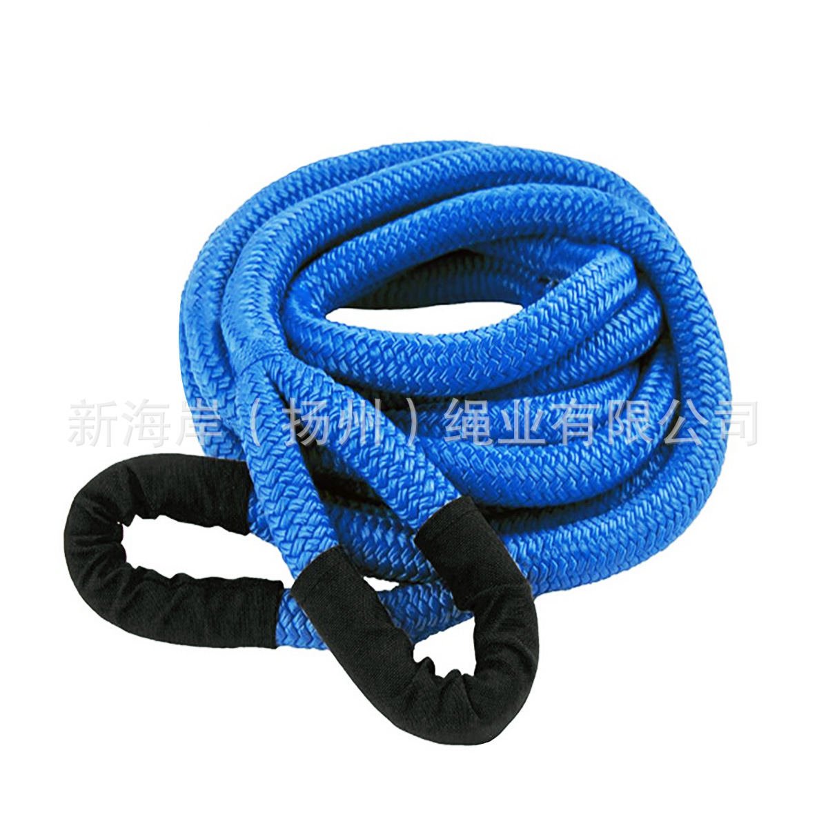 汽车拖车绳双编尼龙绳22*6车用拉车绳拖车拉车牵引绳越野救援
