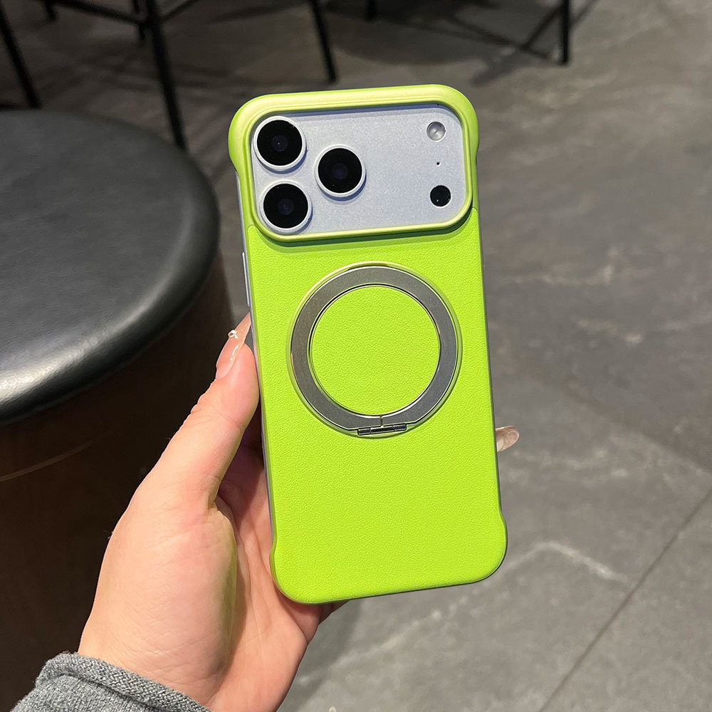 Custodia protettiva ultra sottile senza cornice, compatibile con iPhone 17, Huawei e Xiaomi, con adesivi in pelle e supporto._voghion.com
