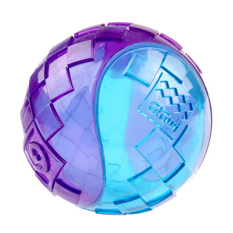 ГиГви дорогая игрушка для собак GBall мяч оливковый со звуком для питомца щенка среднего и большого размера прочная резиновая