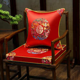 IJ6J批发红木沙发坐垫高密度海绵乳胶空气纤维中式茶餐桌圈椅太师
