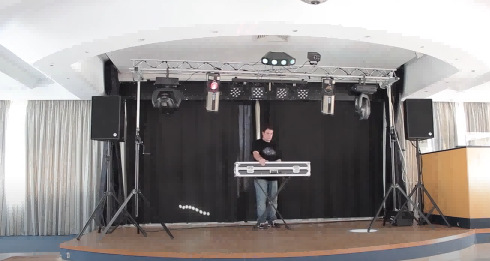 外贸创笙外销舞台 铝合金门型展架80x180教堂礼堂厂家直销展示架