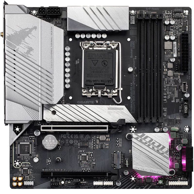 Небольшая скульптура B760M AORUS ELITE AX e-sports материнская плата подходит для Intel B760 LGA 1700