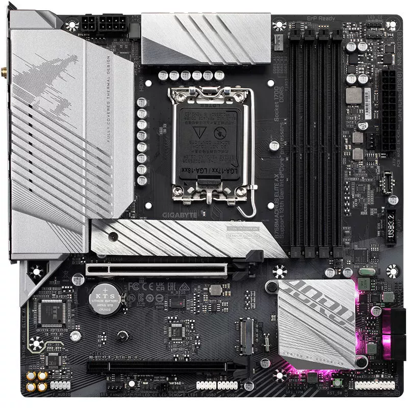 Небольшая скульптура B760M AORUS ELITE AX e-sports материнская плата подходит для Intel B760 LGA 1700