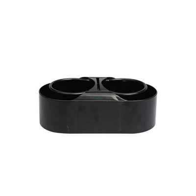 Multifunctional Car Water Cup Holder In-Car Fixed Beverage Holder One-To-Two Storage Box Car Tea Cup Holder Beverage Holder (Car cup holder/beverage holder) - la-306-double-ring-cup-holder