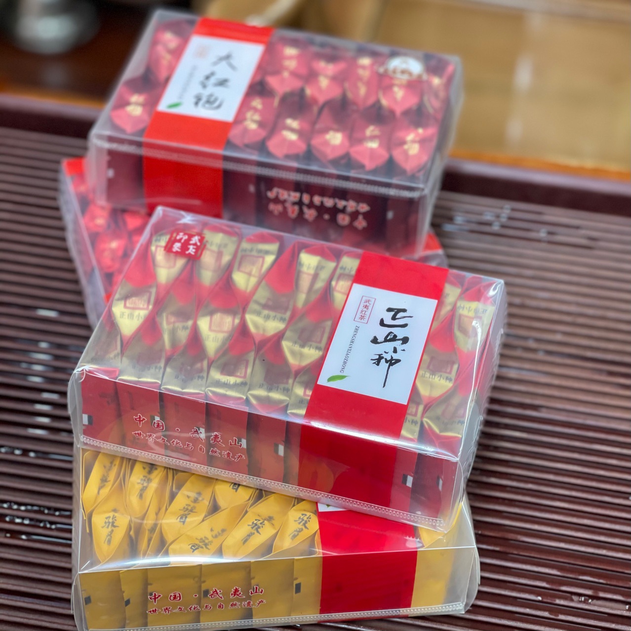 2024 Packaged Tea: Tieguanyin, Da Hong Pao, Jin Jun Mei, Lapsang Souchong, and Oolong Tea—Drop Shipping Available