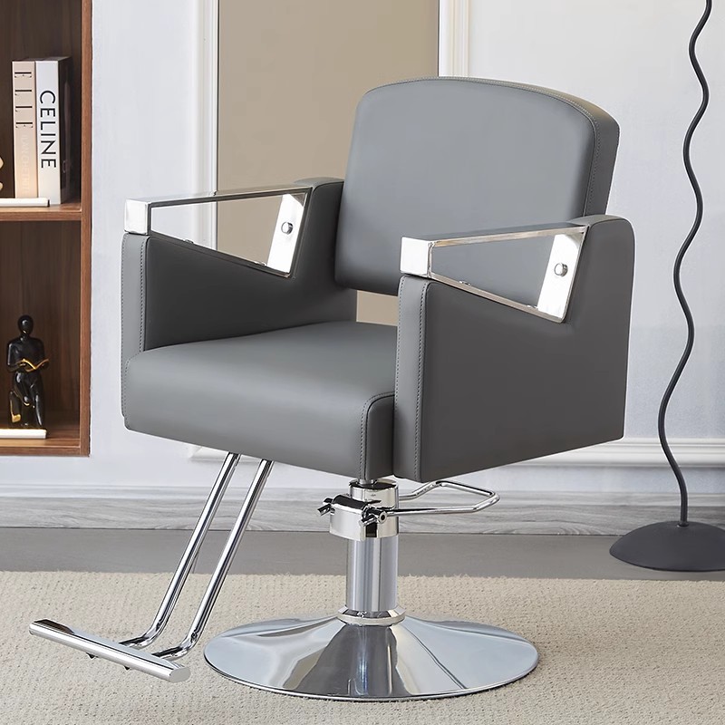 Silla de peluquería transfronteriza puede girar fábrica de silla de peluquería directa silla de peluquería silla de peluquería silla de corte de pelo elevación image 13