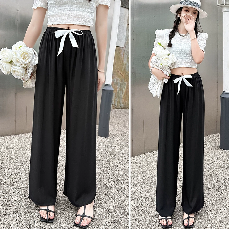 Cotton thin trousers for leisure, plus size