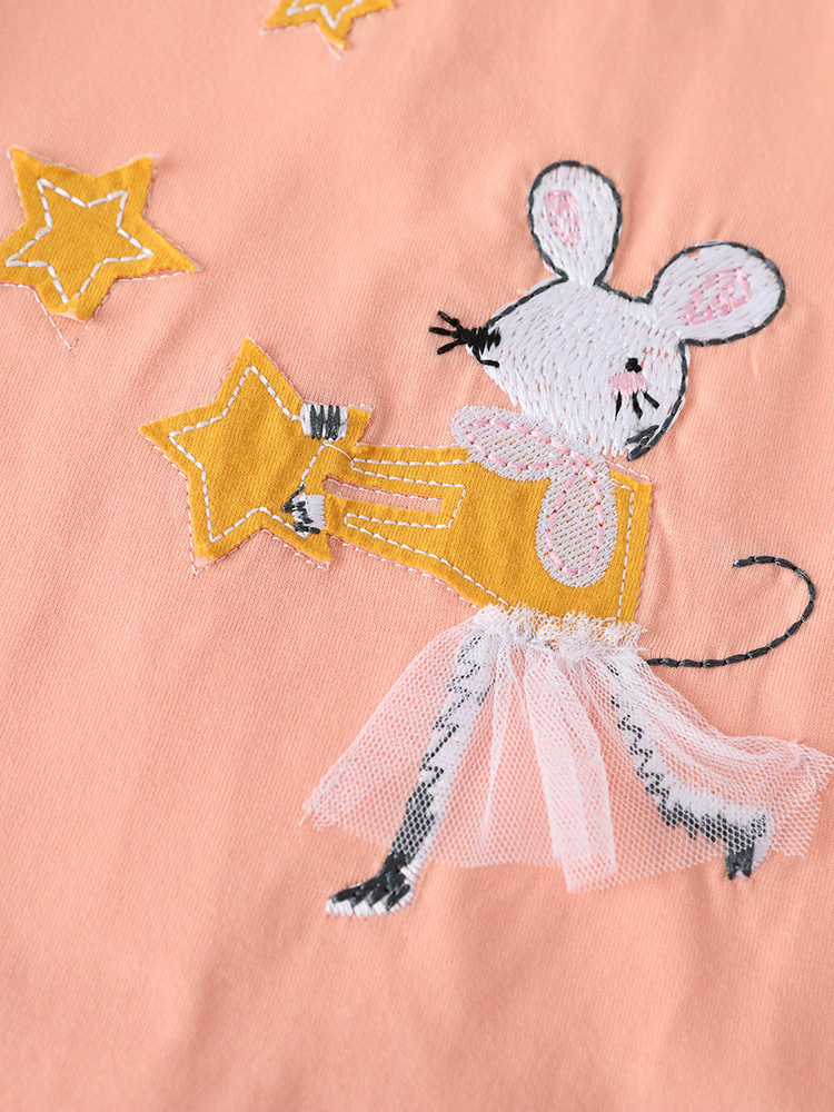 Malwee transfronterizo ropa doméstica de niñas primavera y otoño nuevo estilo europeo y americano para niños de media edad cuello redondo manga larga adorable conjunto de niñas