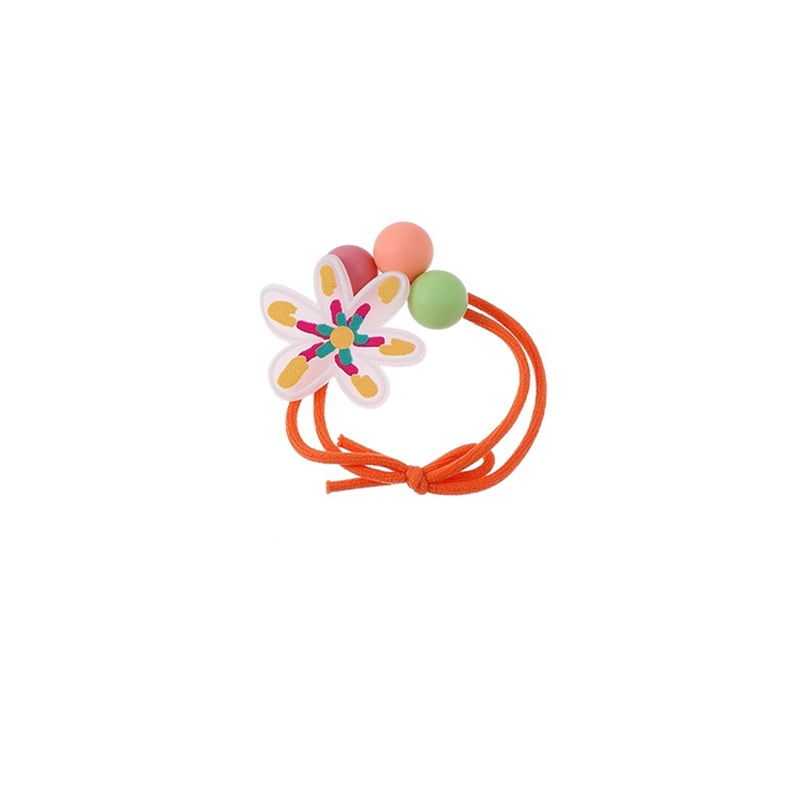 Niños correa de goma cuerda de cabeza pequeña niña atada cabello de alta elasticidad anillo de cabello adorable bebé niñas de alto valor facial cuerda de cabello tocado