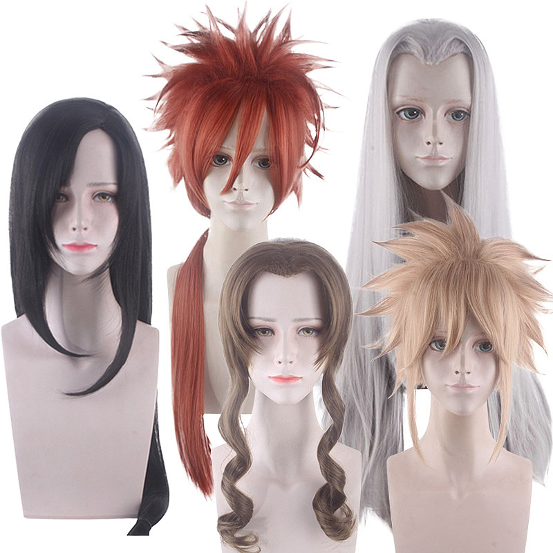 cos wig Final Fantasy 7 remake Tyfa Lockhart Renault Iris Gainsbale