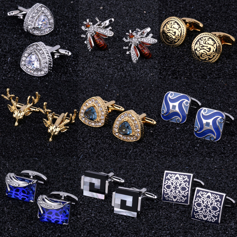 Opalite Cufflinks French Shirt Cuff Stud Men's Cuff Stud Business cufflinks French Buckle