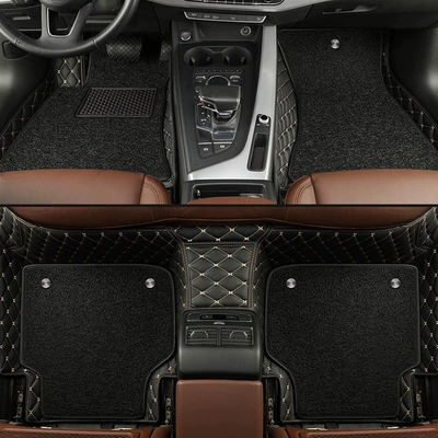 Ayaqaltılar (Kovriklər) Single-piece driver's side car - full-coverage-no-threshold-included-huiqi-full-set-5-seater-car-floor-mats-single-layer-please-specify-color-in-notes-huge-discount-sale