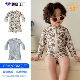 儿童泳衣;儿童帽;连体泳衣