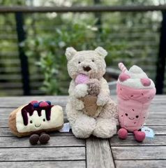新しいバルセロナクマ超かわいい高価値インぬいぐるみ赤ちゃんなだめるおもちゃインターネット有名人人形