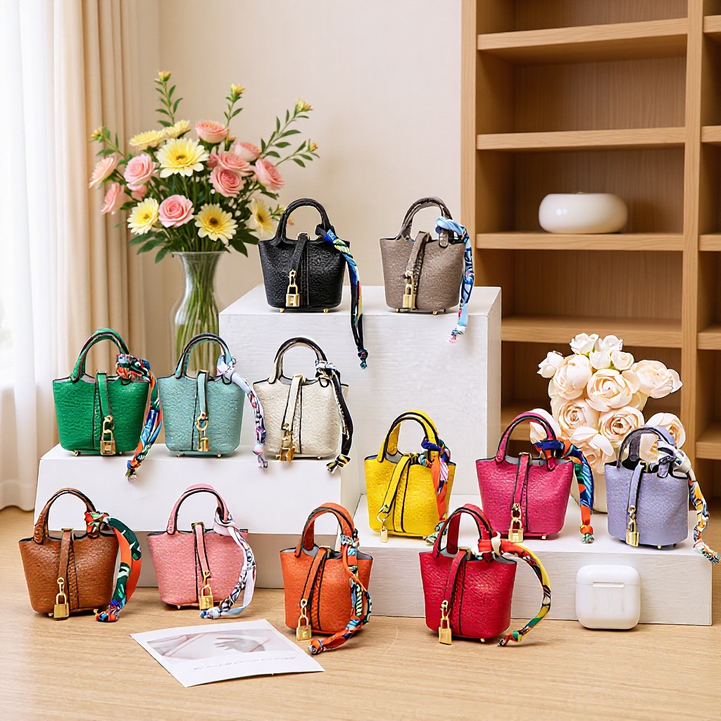 Mini canasta de verduras bolsas colgantes llaveros de automóviles colgantes bolsas de cambio bolsas de auriculares creativas joyas pequeñas billeteras fragancias