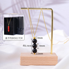Cross-border best-selling natural crystal bead necklace pendant DIY necklace accessory wholesale Korean and Japanese style agate round beads