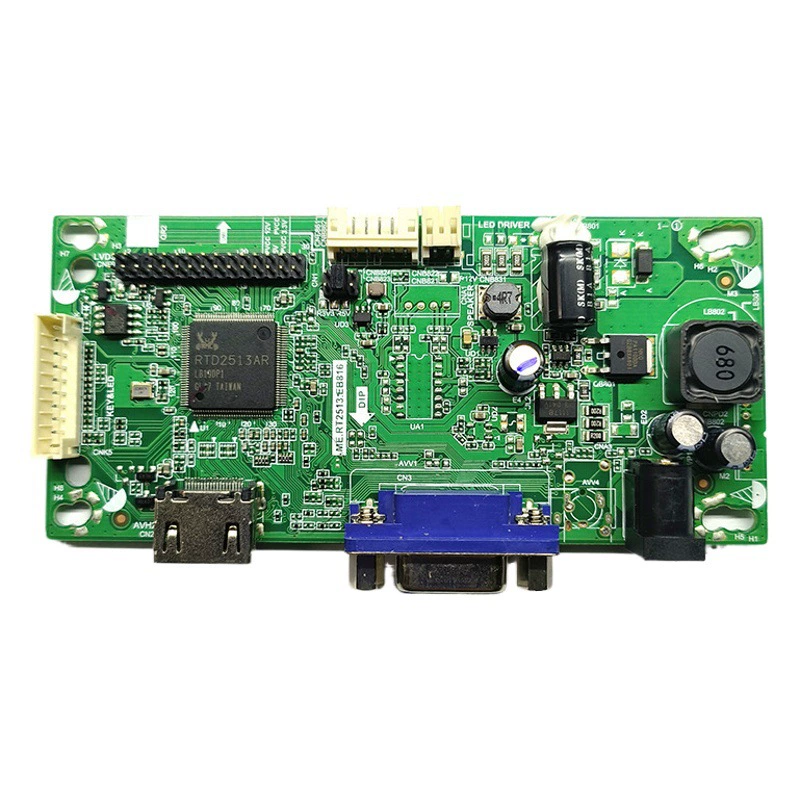 Плата драйвера 4K MH08D с интерфейсом DP + HDMI с постоянным током, поддержка экрана 4K EDP и V-Bye1 поддержка USB