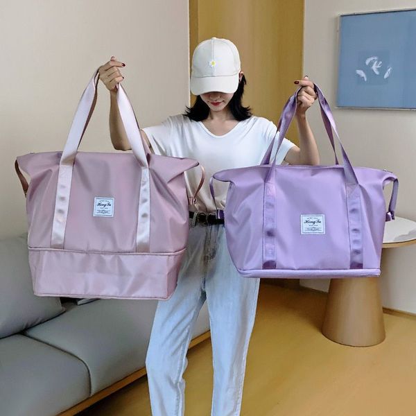 nylon water repellent capacious travel bag for traveling