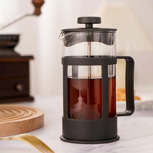 350ml Nordic-style French press coffee pot French press with stainless steel filter, small capacity, single-person household coffee accessory