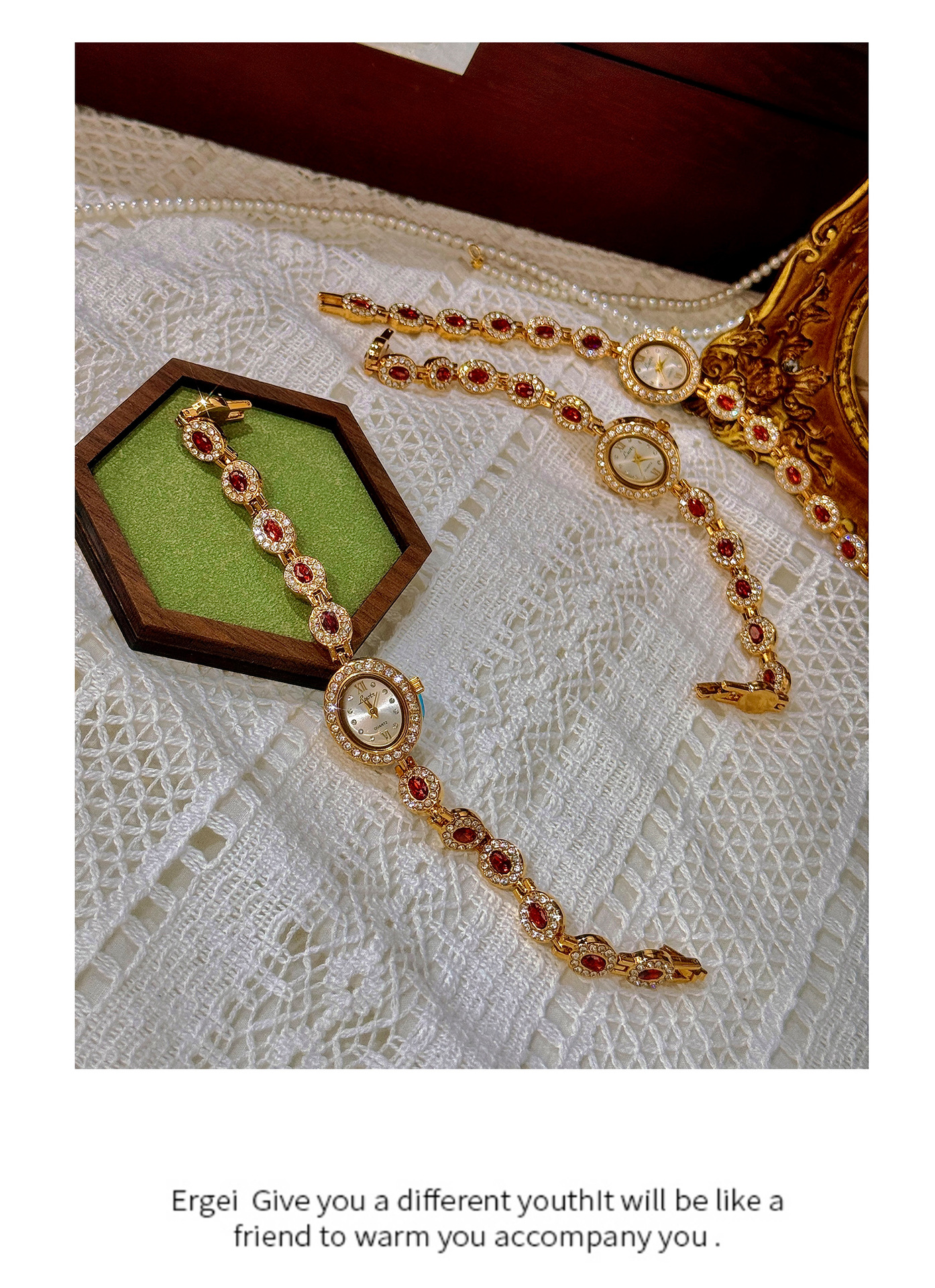 Watch Classification Shiny Oval Jewelry Buckle Quartz Watch Women's Watches