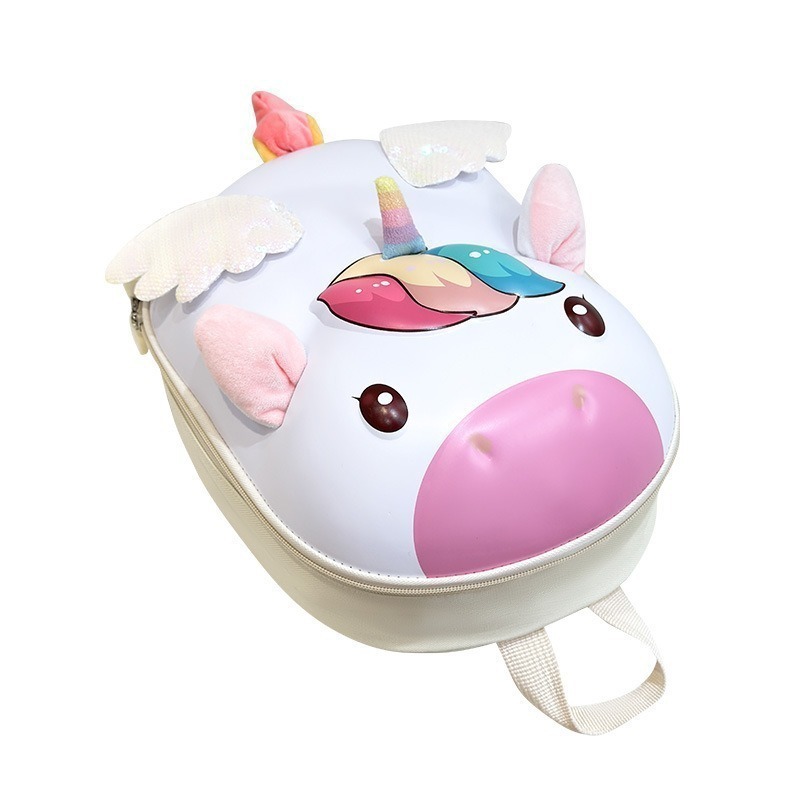 Nuevo unicornio transfronterizo jardín de infantes eva mochila para niños y niñas mochila de hombro de dibujos animados ligera para niños