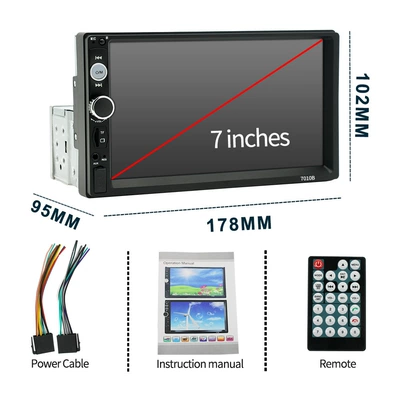 Car display Mp5 Player USB Card