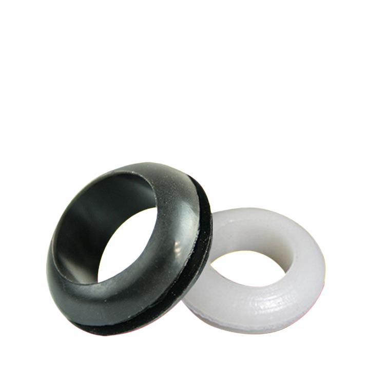 黑色双面护线圈密封圈出线环过线圈内径3mm~80mm橡胶圈皮圈过线环