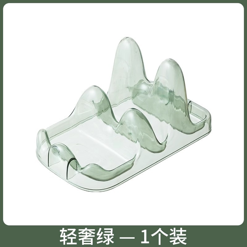 Pot Lid Rack Sitting Pot Spatula and Spoon Storage Rack Kitchen Countertop Household Chopping Board Storage Rack Pot Lid Placer