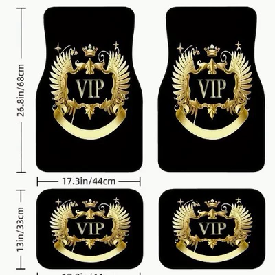 and Easy to Care For, Four-Piece | Avtomobil döşəmə paspasları - sku119-color-temu-hot-selling-floor-mats-127-3344cm-two-piece-pack