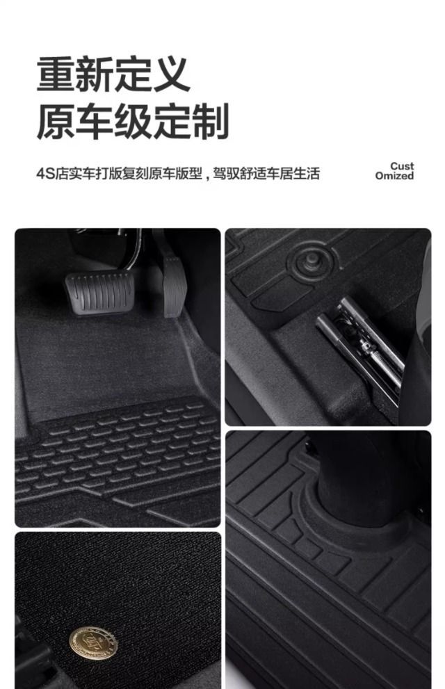 Applicable to Toyota RongFang rav4 Foot Pad 09-2024 rav4 Encircling Double Engine E Bag Threshold tpe Old Car