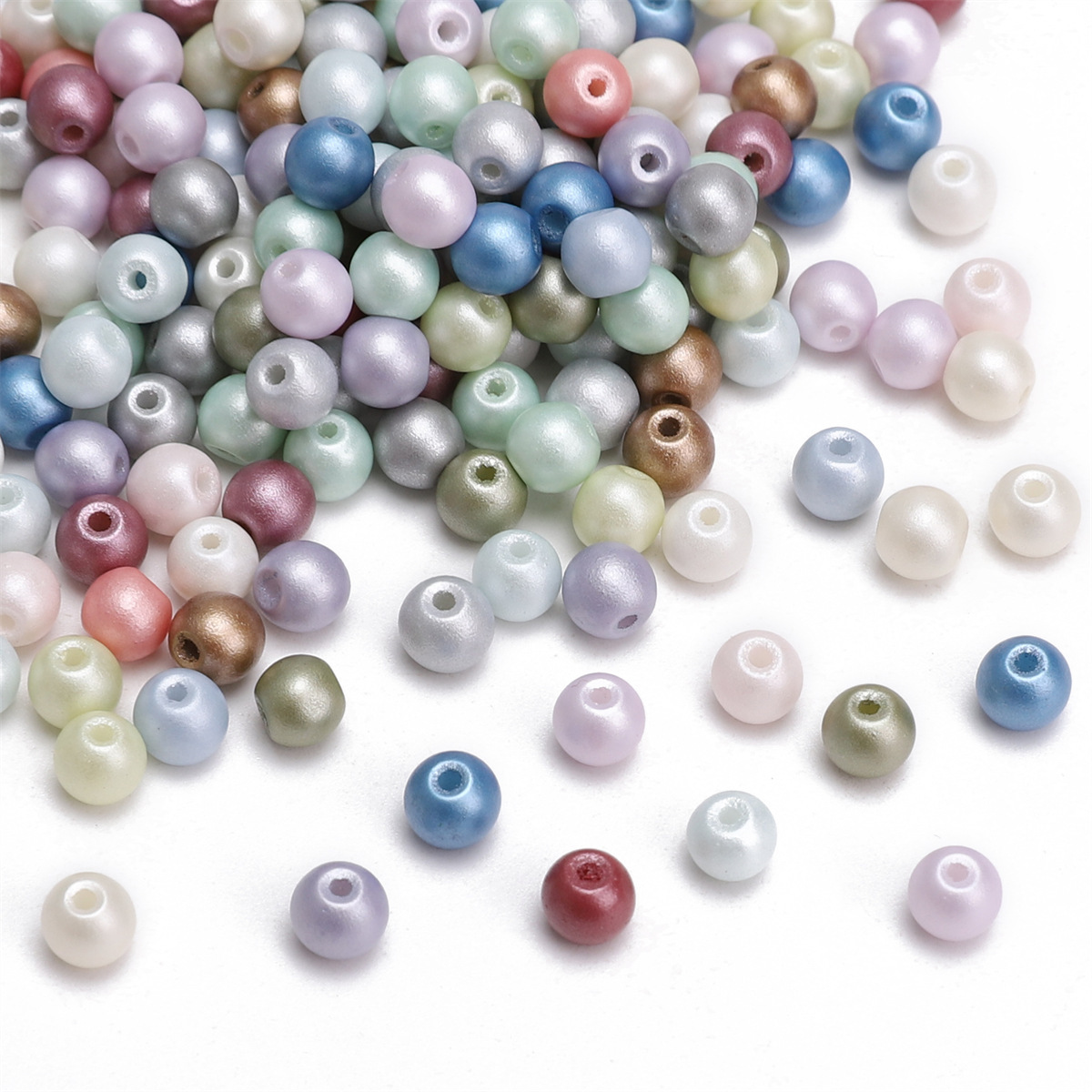 High quality glass creative necklace and bracelet pearl handmade