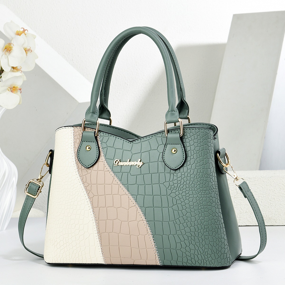 Bolso de Mano y Hombro para Mujer PU para Uso Diario
