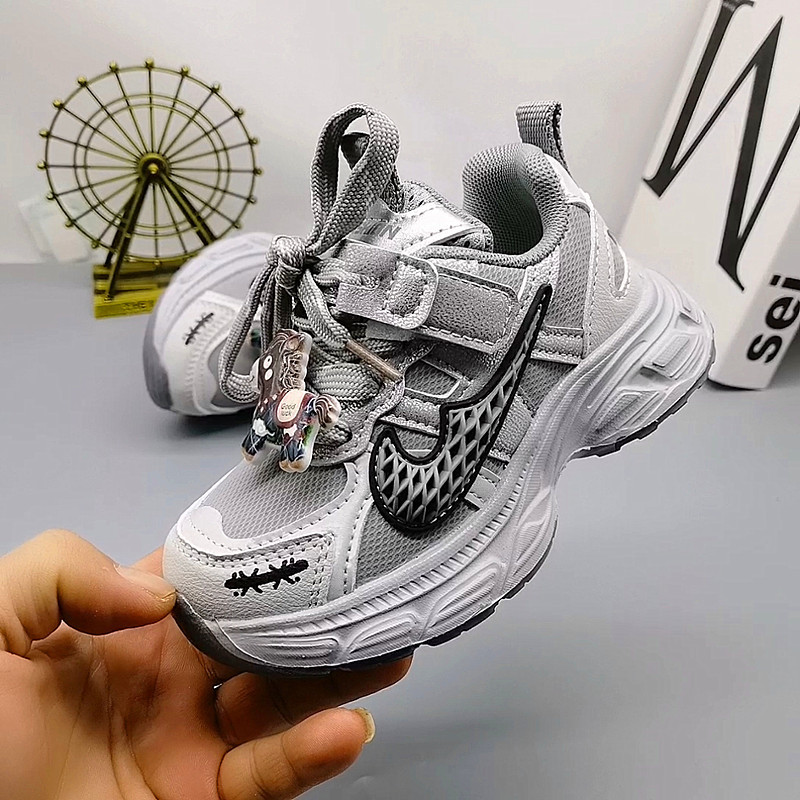 27-37 Zapatos de cuero para padres, zapatos deportivos impermeables para niños, zapatos de skate para niños, estudiantes de primaria y media edad, zapatos para correr