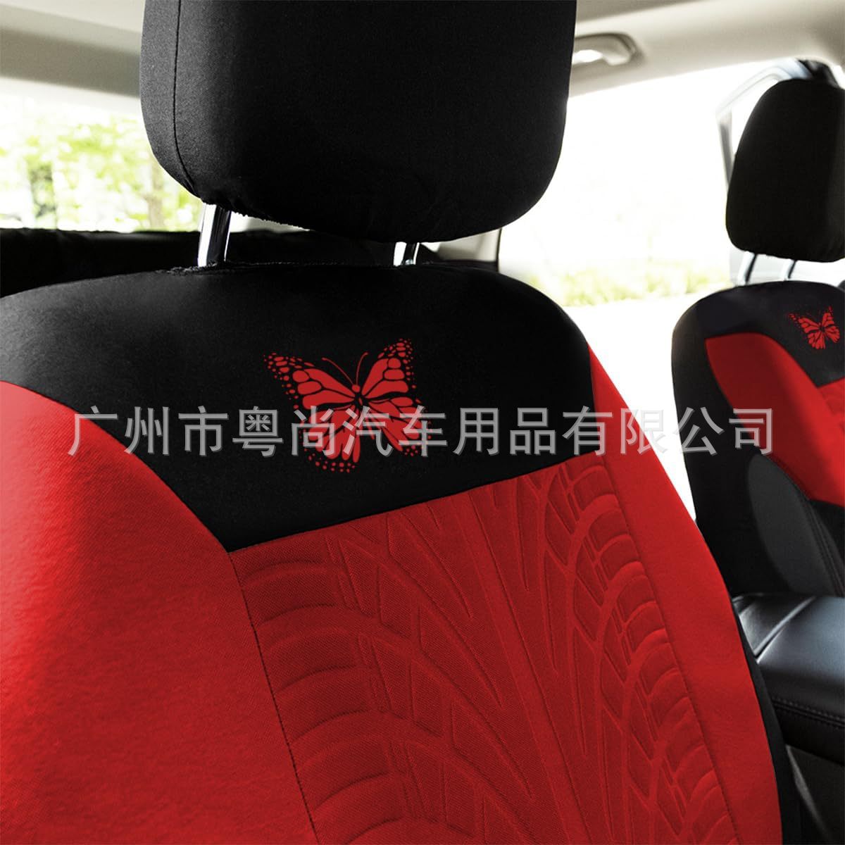 Car seat covers European and American tiktok butterfly press export Temu Amazon SHEIN manufacturer fabric seat covers