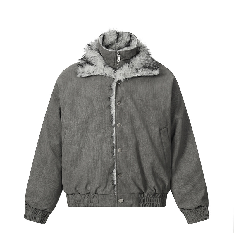 Eon Modish 25冬季New实拍美式高品质座山雕短款百搭棉服外套|undefined