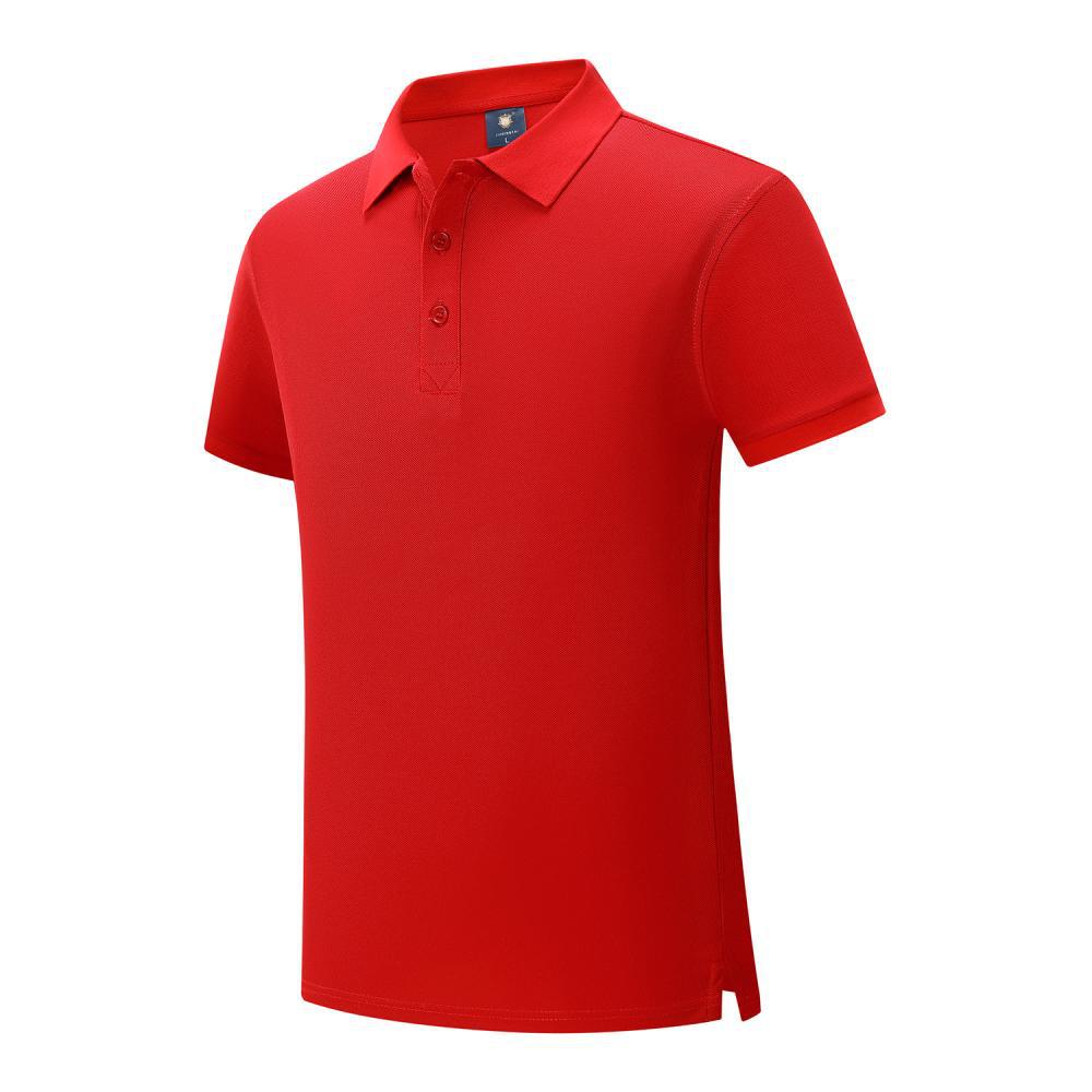 210G algodón peinado solapa polo impresión de verano personalizado camiseta publicitaria ropa de trabajo de hombres y mujeres mangas cortas