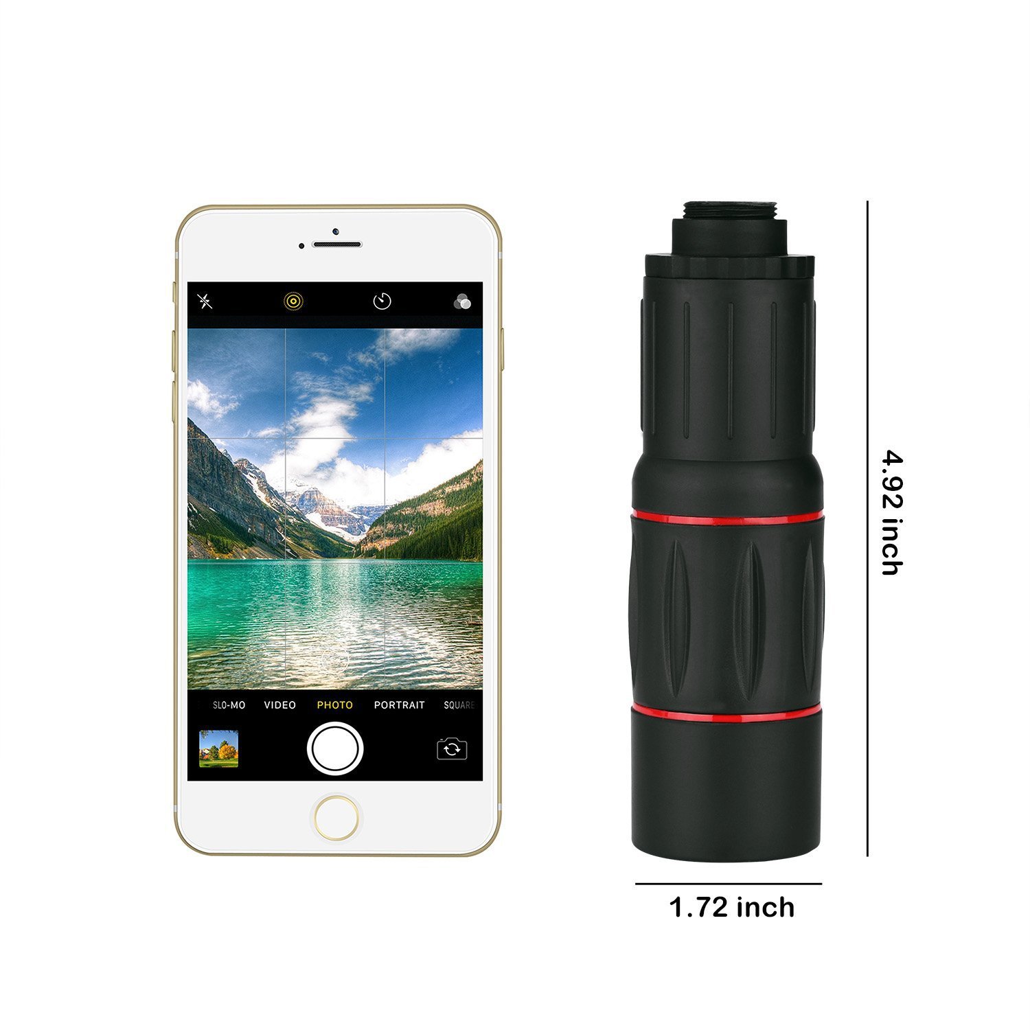 20倍长焦手机镜头 外置通用便携户外手机变焦望远镜头