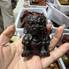 仿古玉袖玉墨玉摆件雕盘文玩 貔貅 核桃 动物古玩把玩雕刻件摆件