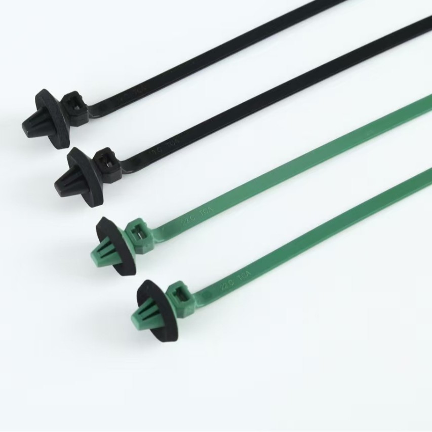 汽车扎带 带箭头和圆盘的固定扎带 126-00204/T50SOSSFT7-E-MD