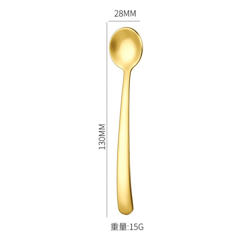 양념숟가락 13CM 골드