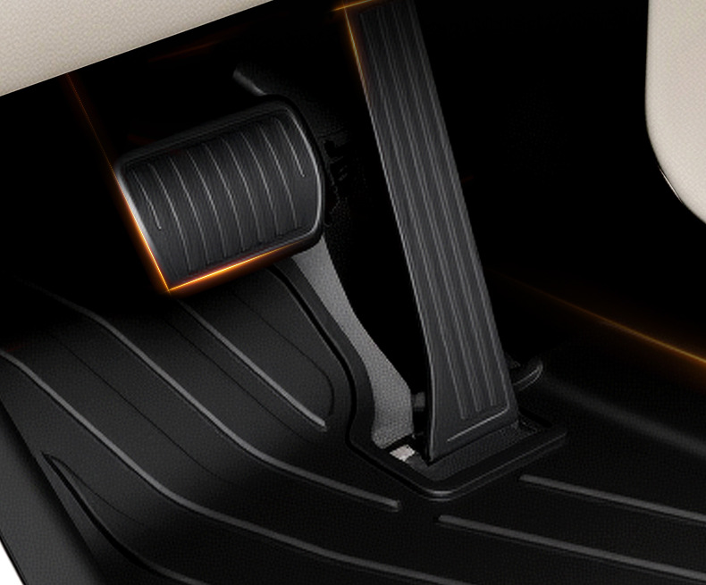 TPE injection-molded floor mats, 0 formaldehyde, one-piece molding, anti-fouling, easy to clean, universal half-cover car floor mats