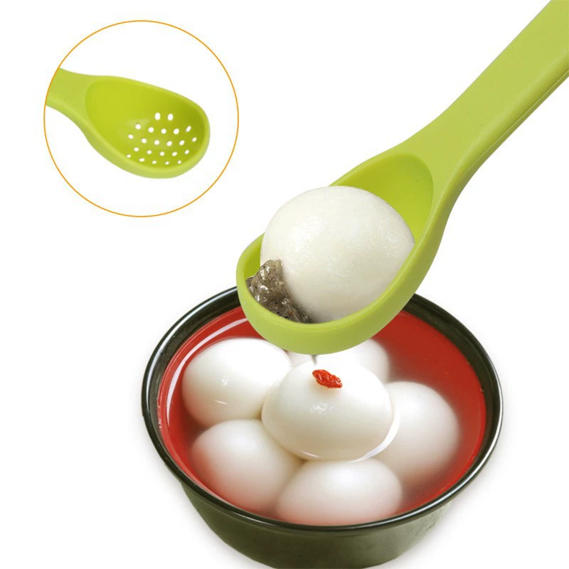 Консервированная ложка креативная кухня 2-в-1 длинный дуршлаг набор фруктовых вилок