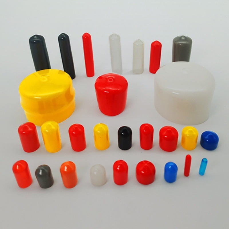 PVC橡胶保护套地脚螺栓保护帽透明胶套白色透明浸塑绝缘端末护套