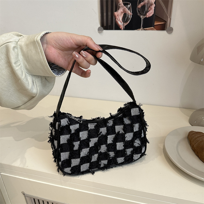 2025 Gradient Star Jeans Design Chain Shoulder Bag Bags Jeans al por mayor desde 1 pieza