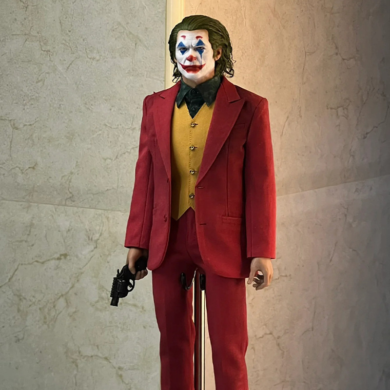 Foreign Trade Halloween Clown Joker Jack Nicholson Suit Costume Set of Four