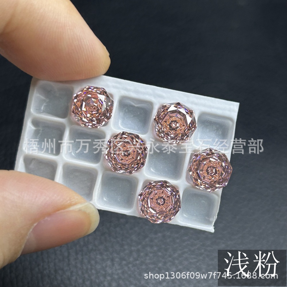 팔면 밀레니엄 로즈 컷 라이트 핑크