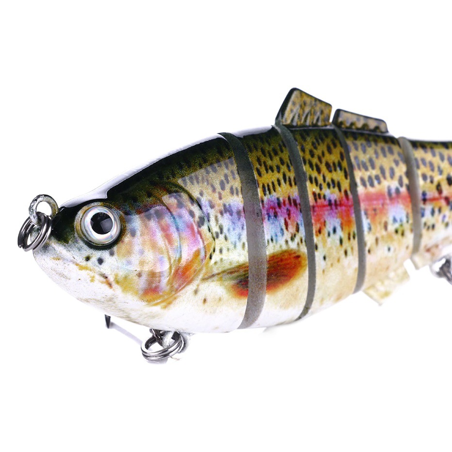 Multi-Sección pescado cebo duro 10cm Xige micro-objeto Luya multi-Sección cebo lento hundimiento flotar cebo en caja cebo falso Pesca al aire libre