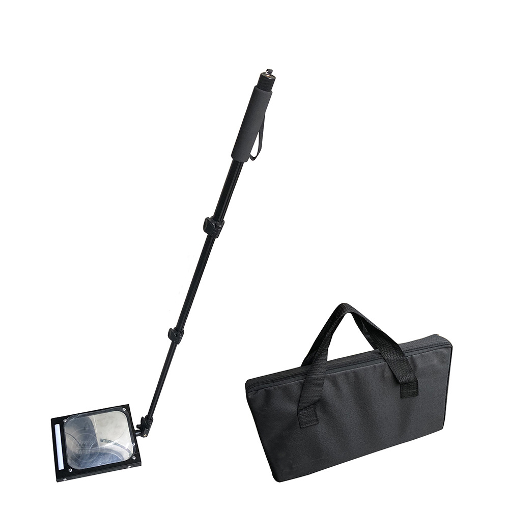 现货供应伸缩折叠方形车底检查镜车辆安检反光凸面探视镜两倍放大